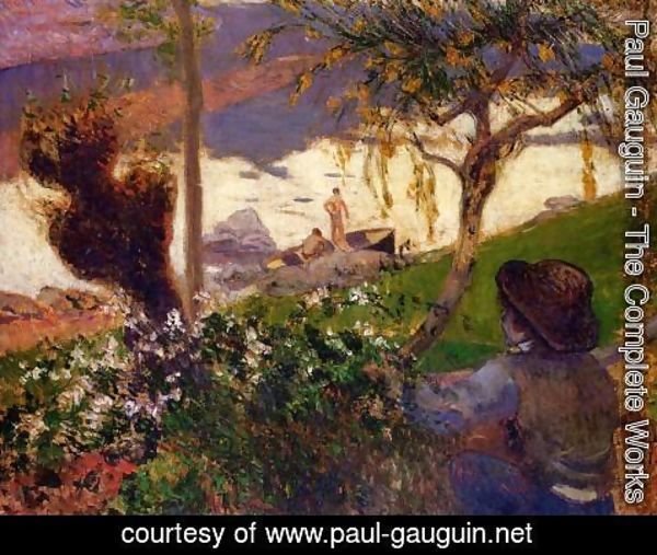 Paul Gauguin - Breton Boy By The Aven River