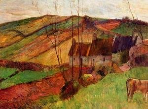 Paul Gauguin - Cottages On Mount Sainte Marguerite