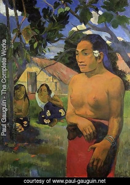 Paul Gauguin - E Haere Oe I Hia Aka Where Are You Going