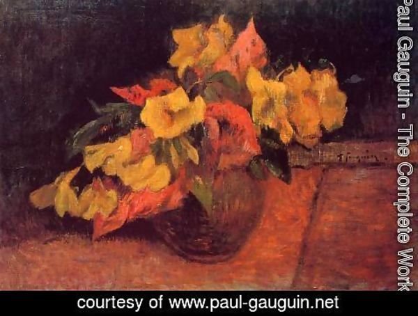 Paul Gauguin - Evening Primroses In A Vase