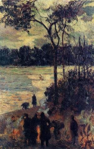 Paul Gauguin - Fire By The Water