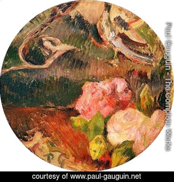 Paul Gauguin - Flowers And A Bird