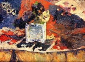 Paul Gauguin - Flowers And Carpet Aka Pansies