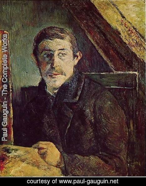Paul Gauguin - Gauguin At His Easel