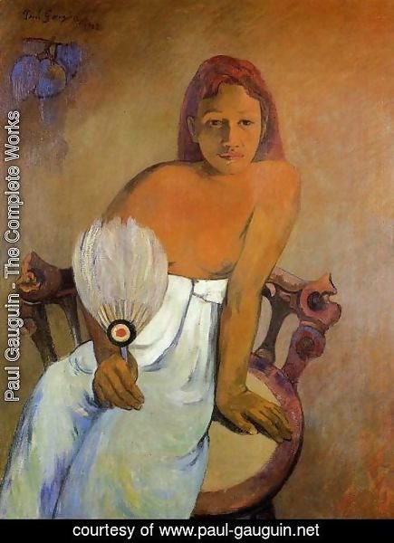 Paul Gauguin - Girl With A Fan