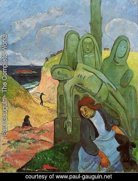 Paul Gauguin - Green Christ Aka Breton Calvary