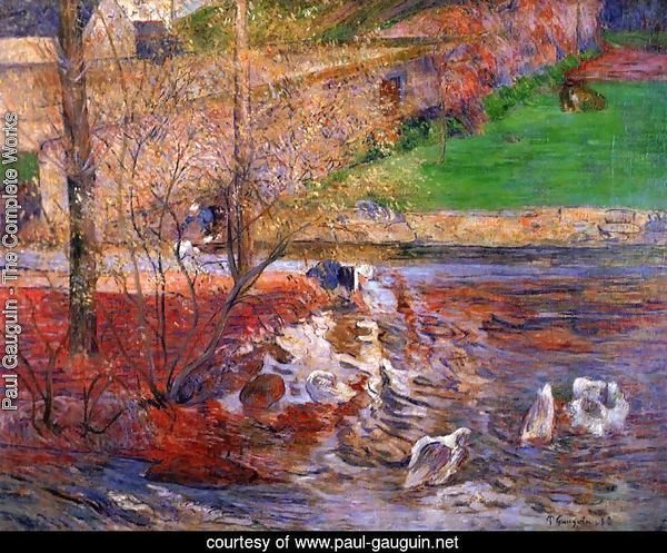 Landscape With Geese