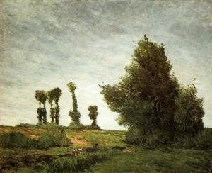Paul Gauguin - Landscape With Poplars