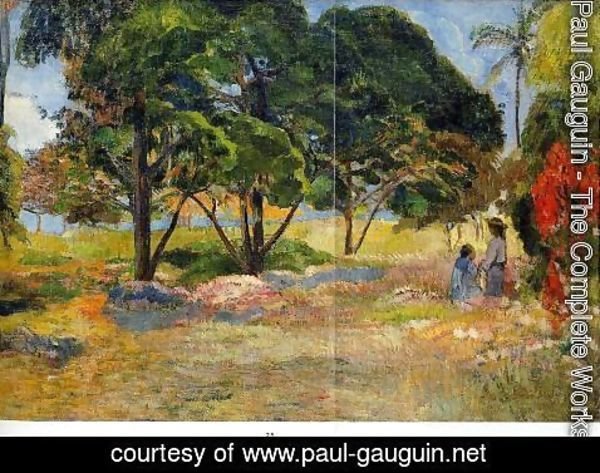Paul Gauguin - Landscape With Three Trees