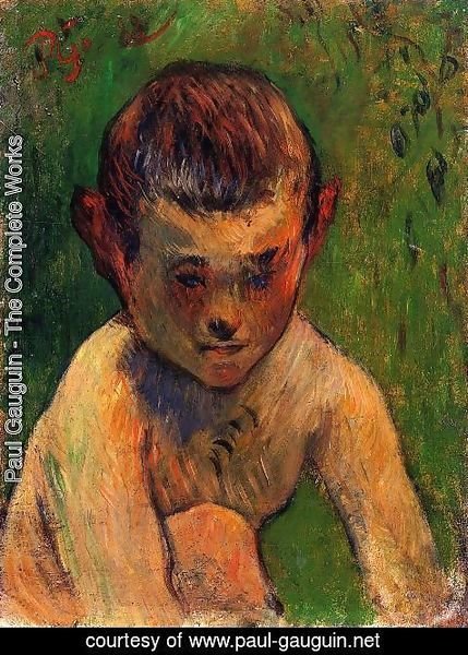 Paul Gauguin - Little Breton Bather