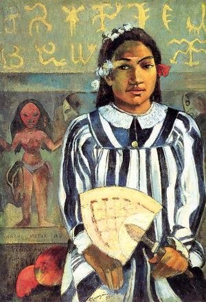 Paul Gauguin - Marahi Metua No Tehamana Aka Tehamana Has Many Ancestors