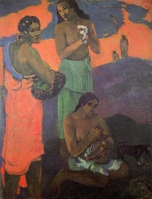 Paul Gauguin - Maternity Aka Three Woman On The Seashore