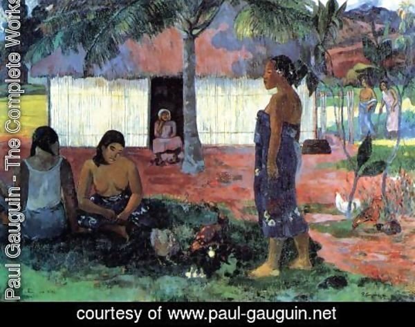 Paul Gauguin - No Te Aha Oe Riri Aka Why Are You Angry