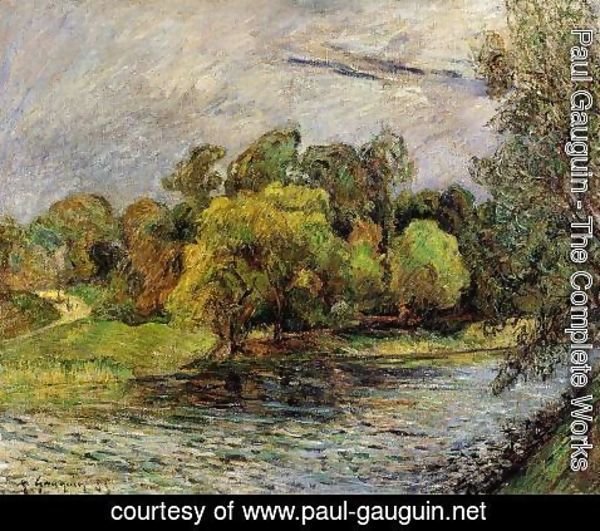 Paul Gauguin - Ostervold Park  Copenhagen