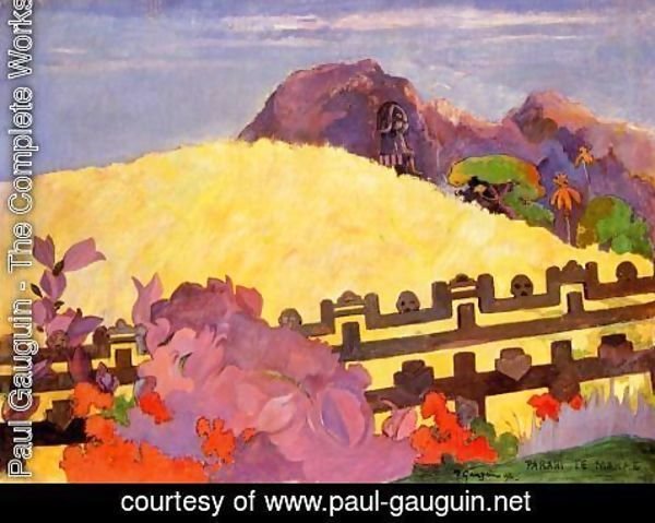 Paul Gauguin - Parahi Te Marae Aka There Lies The Temple
