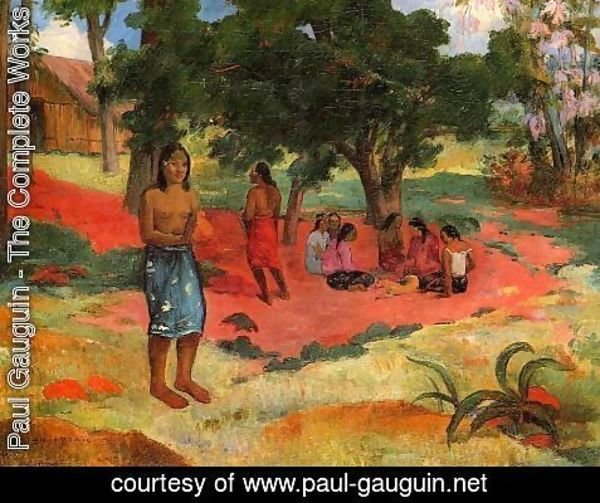 Paul Gauguin - Paru Paru Aka Whispered Words  II