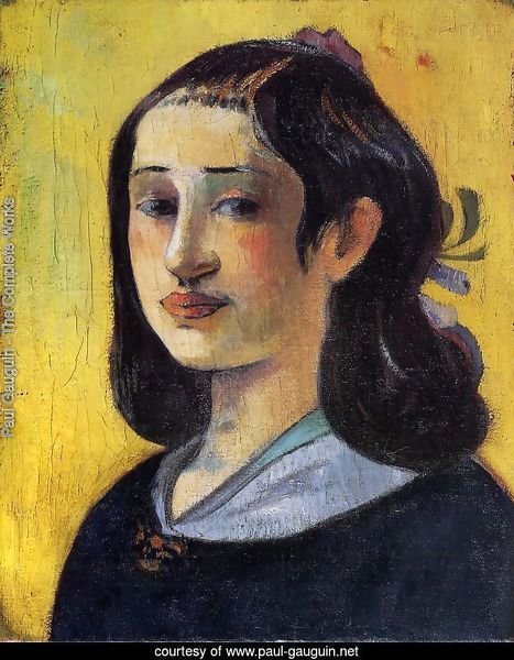 Portrait Of Aline Gauguin
