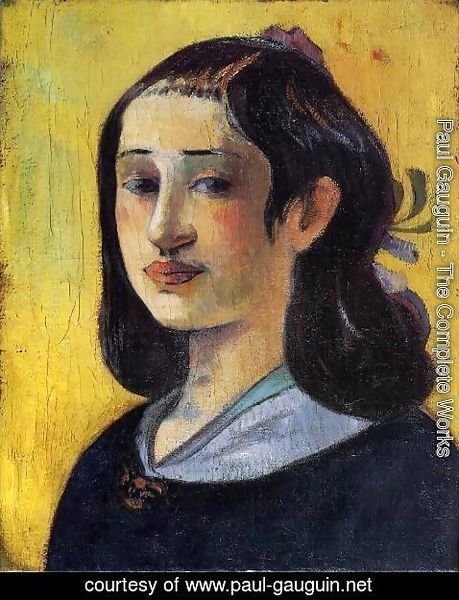 Paul Gauguin - Portrait Of Aline Gauguin