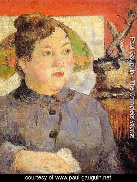 Paul Gauguin - Portrait Of Madame Alexander Kholer