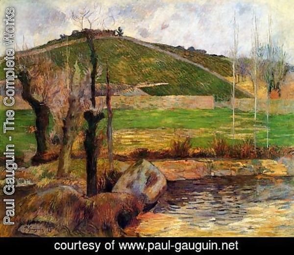 Paul Gauguin - River Aven Below Mount Sainte Marguerite