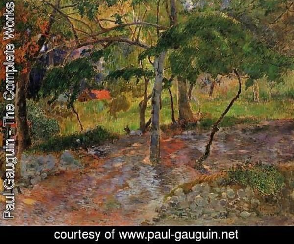Paul Gauguin - River Under The Trees  Martinique