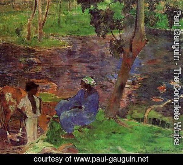 Paul Gauguin - Riverside