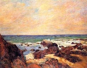 Paul Gauguin - Rocks And Sea