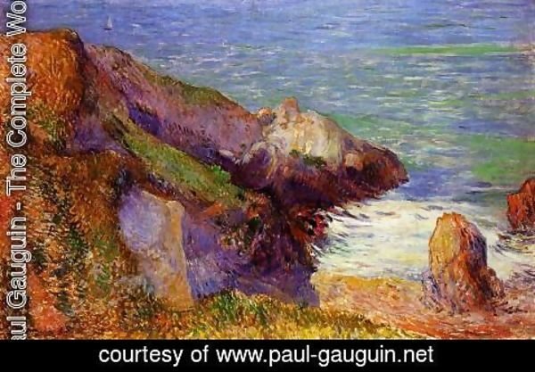 Paul Gauguin - Rocks On The Breton Coast
