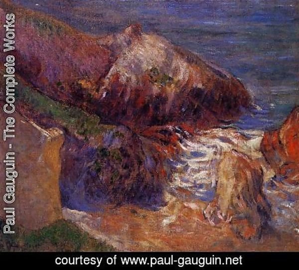 Paul Gauguin - Rocks On The Coast
