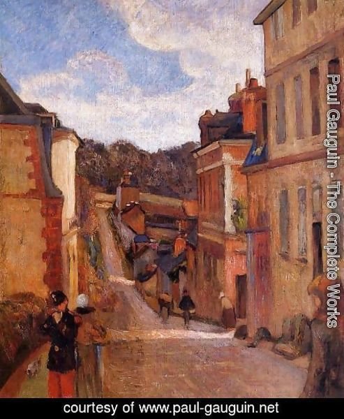 Paul Gauguin - Rue Jouvenet  Rouen