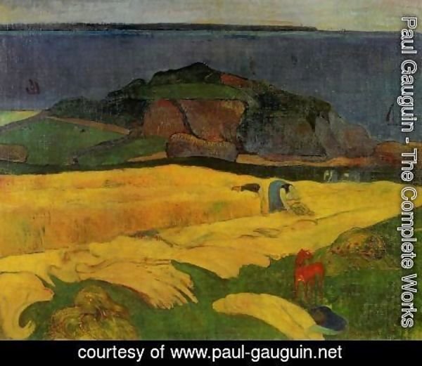 Paul Gauguin - Seaside Harvest  Le Pouldu