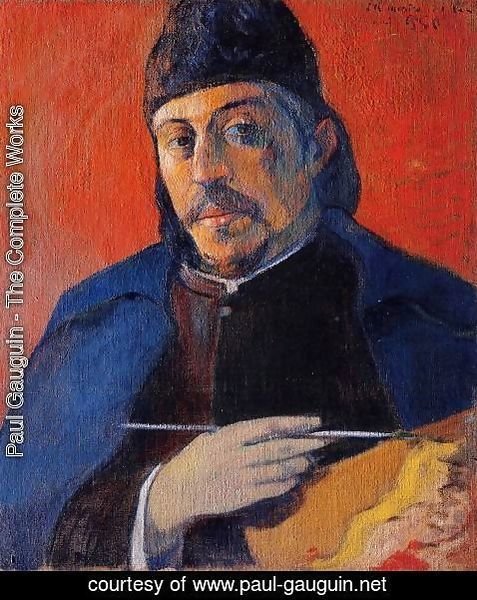 Paul Gauguin - Self Portrait With Palette