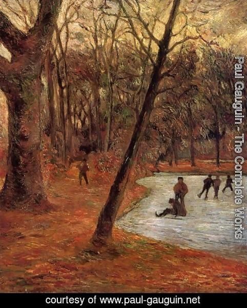Paul Gauguin - Skaters In Fredericksberg Park