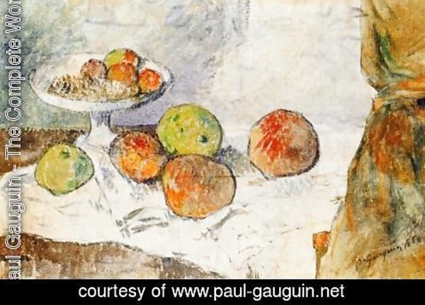 Paul Gauguin - Still Life With Fruit Plate