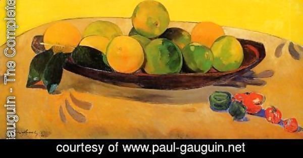 Paul Gauguin - Still Life With Tahitian Oranges