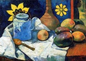 Paul Gauguin - Still Life With Teapot And Fruit