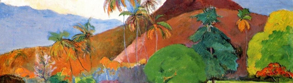 Paul Gauguin - Tahitian Landscape2