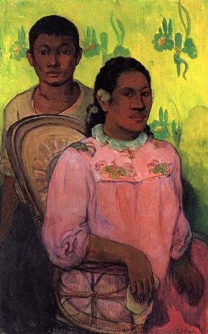 Paul Gauguin - Tahitian Woman And Boy