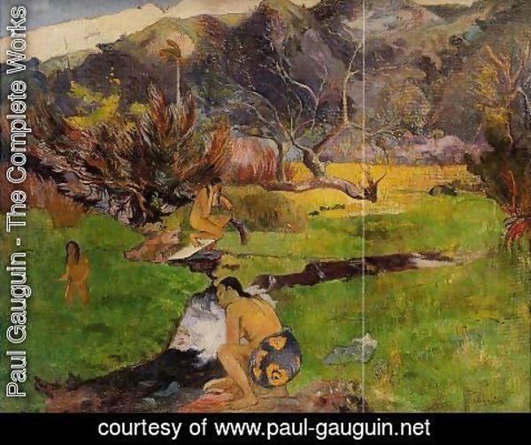 Paul Gauguin - Tahitian Woman Near A River