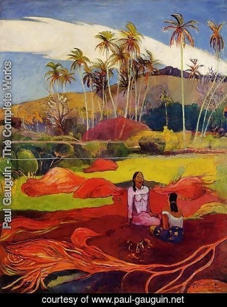 Paul Gauguin - Tahitian Women Under The Palms