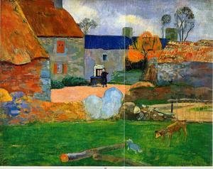 Paul Gauguin - The Blue Roof