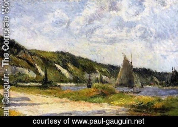 Paul Gauguin - The Cliffs Of Le Bouille