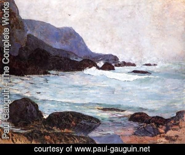 Paul Gauguin - The Coast Of Bellangenay