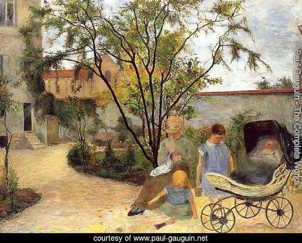 The Family In The Garden  Rue Carcel