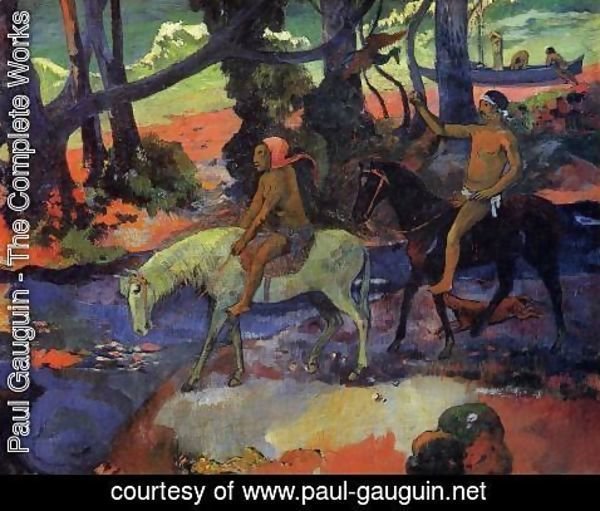 Paul Gauguin - The Ford Aka Flight
