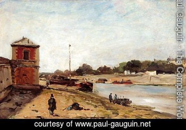 Paul Gauguin - The Seine Opposite The Quai De Passy