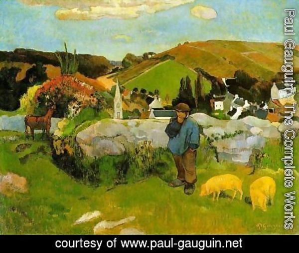 Paul Gauguin - The Swineheard