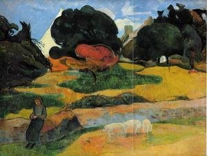 Paul Gauguin - The Swineherd