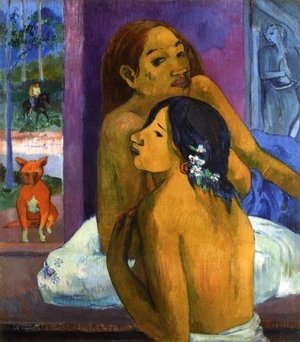 Paul Gauguin - Two Women Aka Flowered Hair