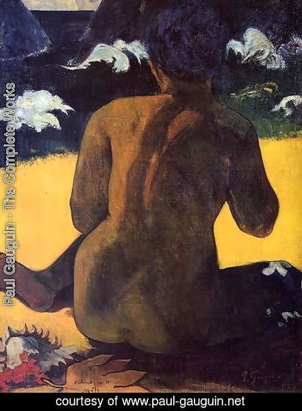 Paul Gauguin - Vahine No Te Miti Aka Woman By The Sea
